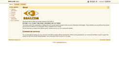 Desktop Screenshot of brailcom.cz