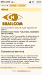 Mobile Screenshot of brailcom.cz